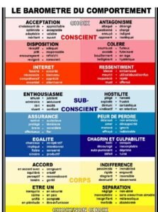 LES EMOTIONS BLOQUEES AVEC LE BAROMETRE DU COMPORTEMENT